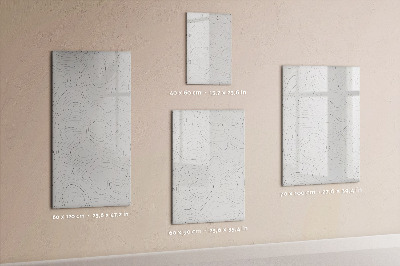 Tableau magnétique effaçable Lignes d'abstraction