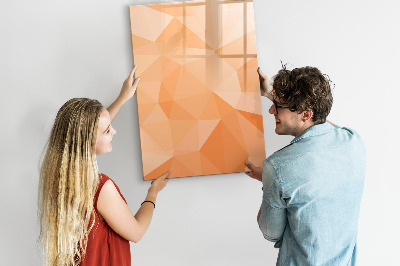Tableau aimanté mural Triangles abstraits