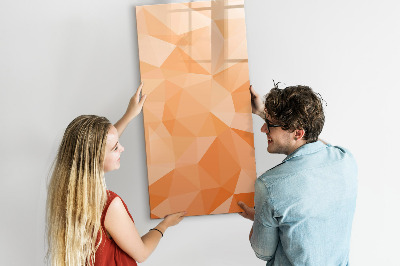 Tableau aimanté mural Triangles abstraits