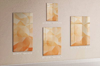 Tableau aimanté mural Triangles abstraits