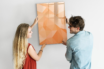 Tableau aimanté mural Triangles abstraits