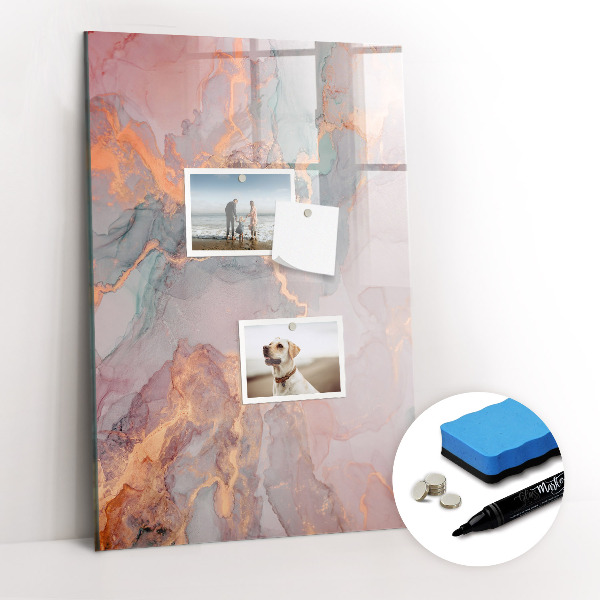 Tableau magnétique effaçable Marbre
