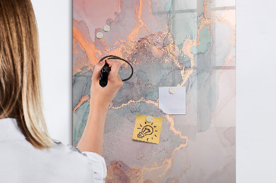 Tableau magnétique effaçable Marbre