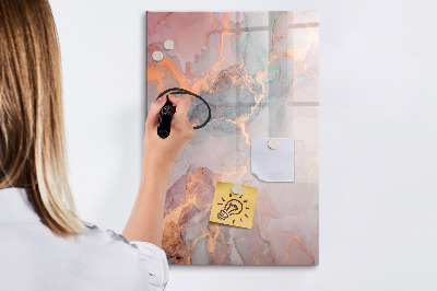 Tableau magnétique effaçable Marbre