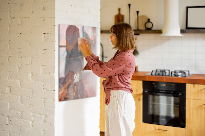 Tableau magnétique effaçable Marbre