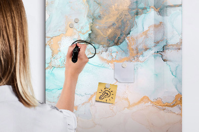 Tableau aimanté mural Encre abstraite