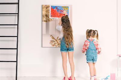 Tableau magnétique effaçable Feuilles d'or