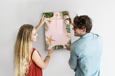 Tableau magnétique effaçable Cadre d'été