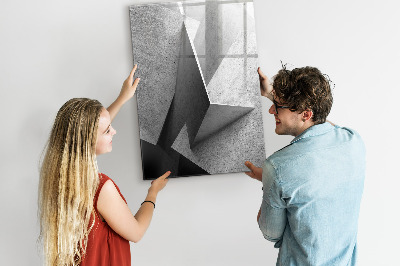 Tableau aimanté mural Abstraction géométrique