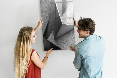 Tableau aimanté mural Abstraction géométrique