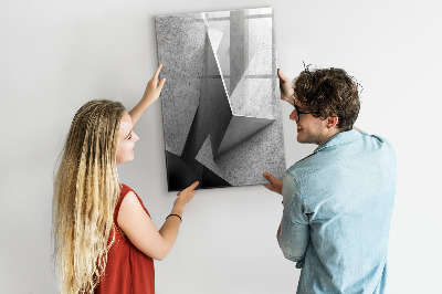 Tableau aimanté mural Abstraction géométrique