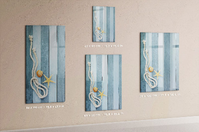 Tableau magnétique décoratif Les choses de la mer