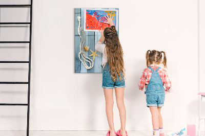 Tableau magnétique décoratif Les choses de la mer