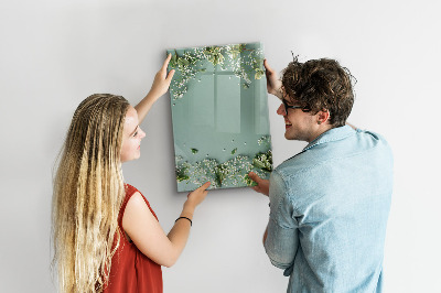 Tableau magnétique effaçable Fleurs de gypsophile