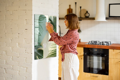 Tableau aimanté mural Monstera tropical