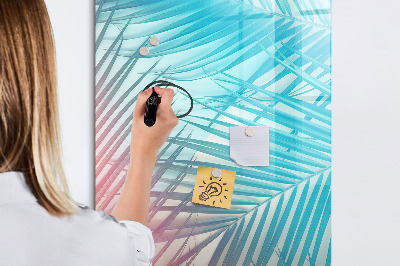 Tableau magnétique décoratif Feuilles de palmier