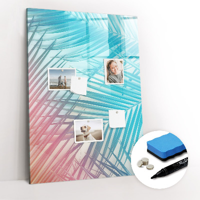 Tableau magnétique décoratif Feuilles de palmier
