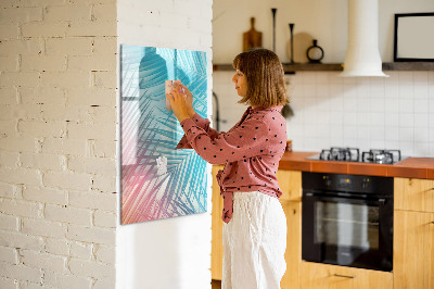 Tableau magnétique décoratif Feuilles de palmier