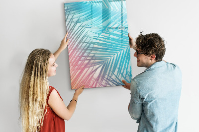 Tableau magnétique décoratif Feuilles de palmier