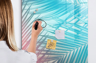 Tableau magnétique décoratif Feuilles de palmier