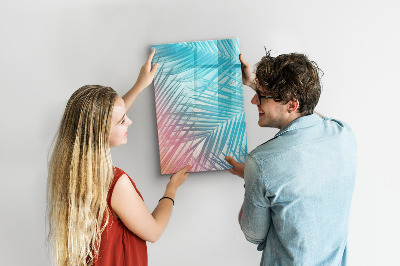 Tableau magnétique décoratif Feuilles de palmier
