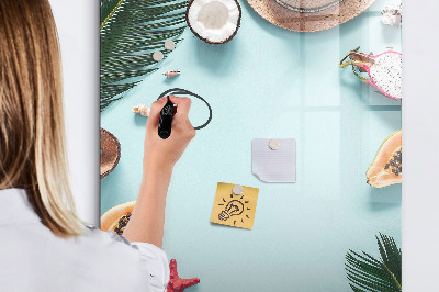 Tableau magnétique effaçable Composition d'été