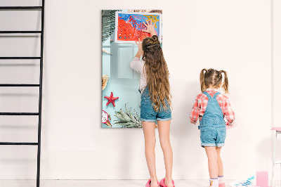Tableau magnétique effaçable Composition d'été