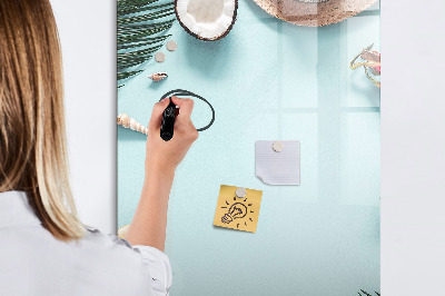 Tableau magnétique effaçable Composition d'été