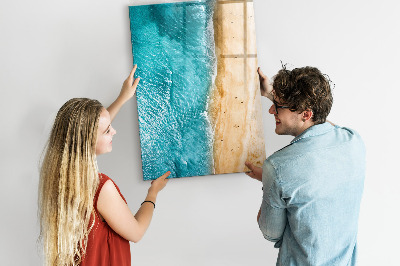 Tableau aimanté mural Plage de la mer