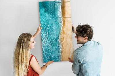 Tableau aimanté mural Plage de la mer