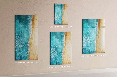 Tableau aimanté mural Plage de la mer