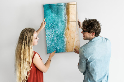 Tableau aimanté mural Plage de la mer