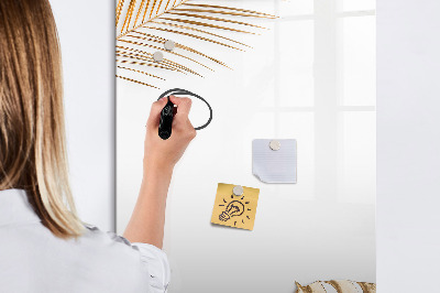 Tableau magnétique décoratif Feuilles d'or