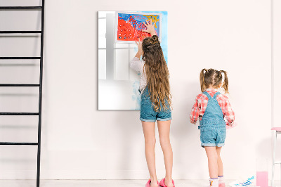 Tableau magnétique effaçable Taches d'aquarelle