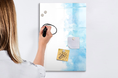 Tableau magnétique effaçable Taches d'aquarelle