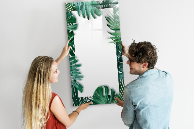 Tableau magnétique effaçable Cadre monstera