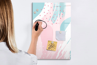 Tableau aimanté mural Abstraction du motif