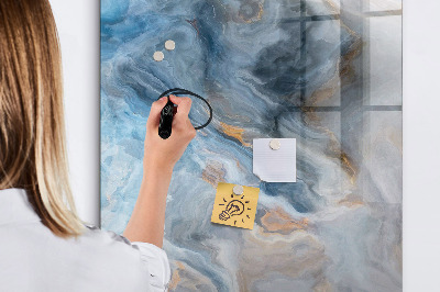 Tableau aimanté mural Motif en marbre