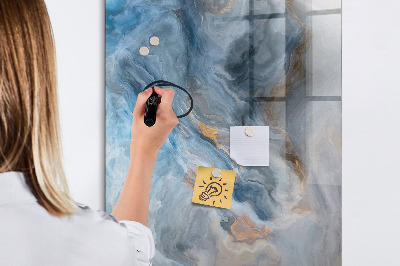 Tableau aimanté mural Motif en marbre