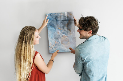 Tableau aimanté mural Motif en marbre
