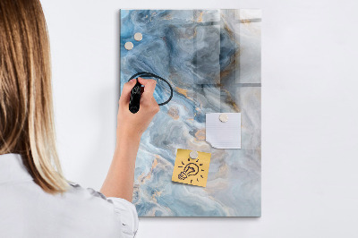 Tableau aimanté mural Motif en marbre