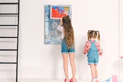 Tableau aimanté mural Motif en marbre