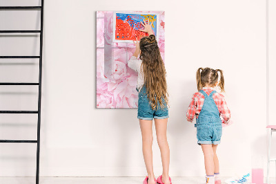 Tableau magnétique effaçable Fleurs d'été