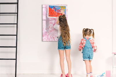 Tableau magnétique effaçable Fleurs d'été