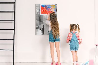 Tableau magnétique décoratif Abstraction géométrique