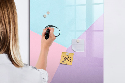Tableau magnétique effaçable Motif pastel