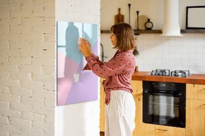 Tableau magnétique effaçable Motif pastel