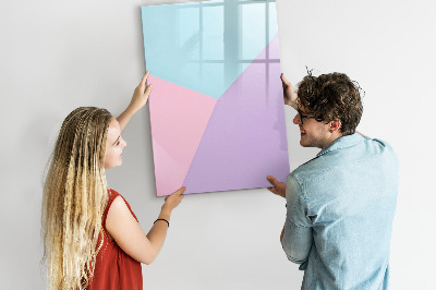 Tableau magnétique effaçable Motif pastel