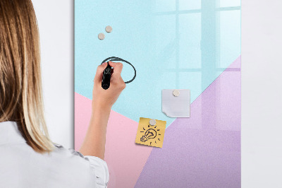 Tableau magnétique effaçable Motif pastel