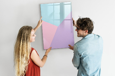 Tableau magnétique effaçable Motif pastel
